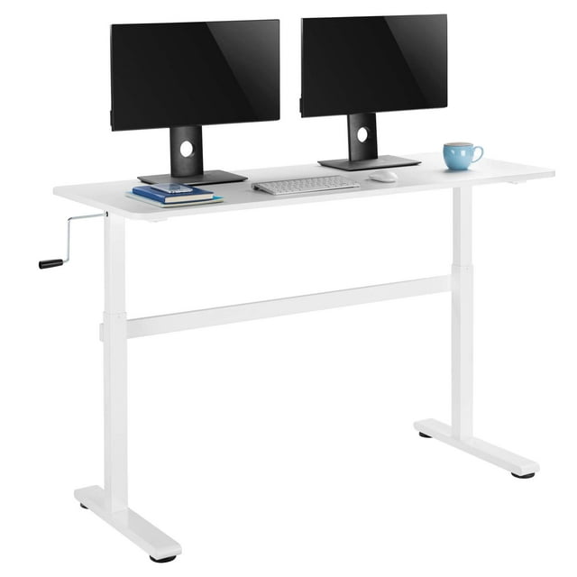 Stand Steady Tranzendesk 55 Inch Standing Desk Easy Crank Height