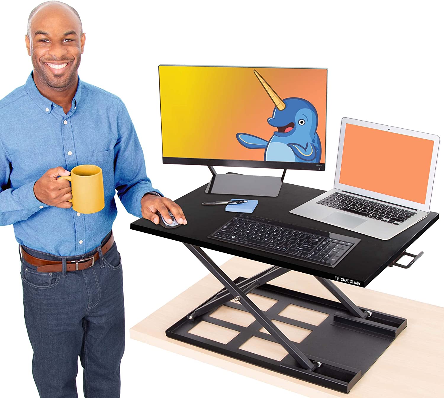 Stand Steady XElite Pro, Ergonomic Adjustable Height Standing Desk