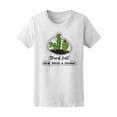 thumbnail image 1 of Stand Tall And Wear Crown Cactus T-Shirt Women -Image by Shutterstock, Female XX-Large, 1 of 4