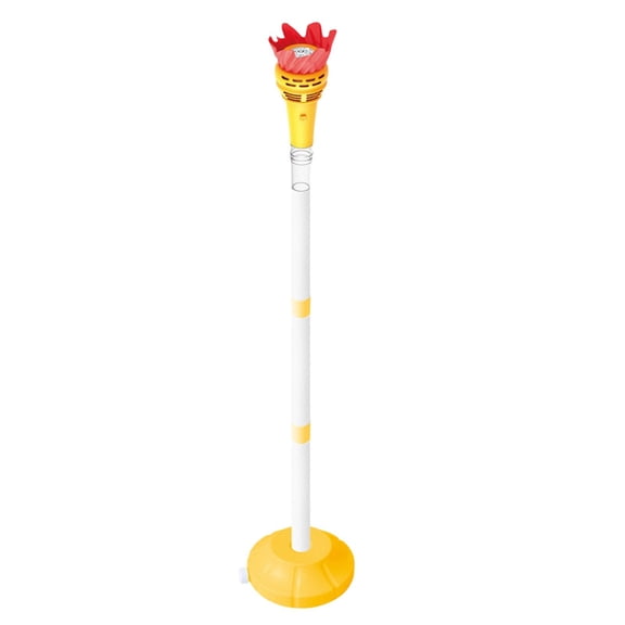 Stand Up Bubble Machine Red with Stand Base and Bubble Solution for Outdoor Parties