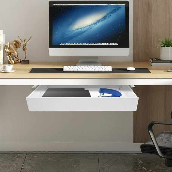 Stand Up Desk Store Add-On Office Sliding Under-Desk Drawer Storage Organizer US