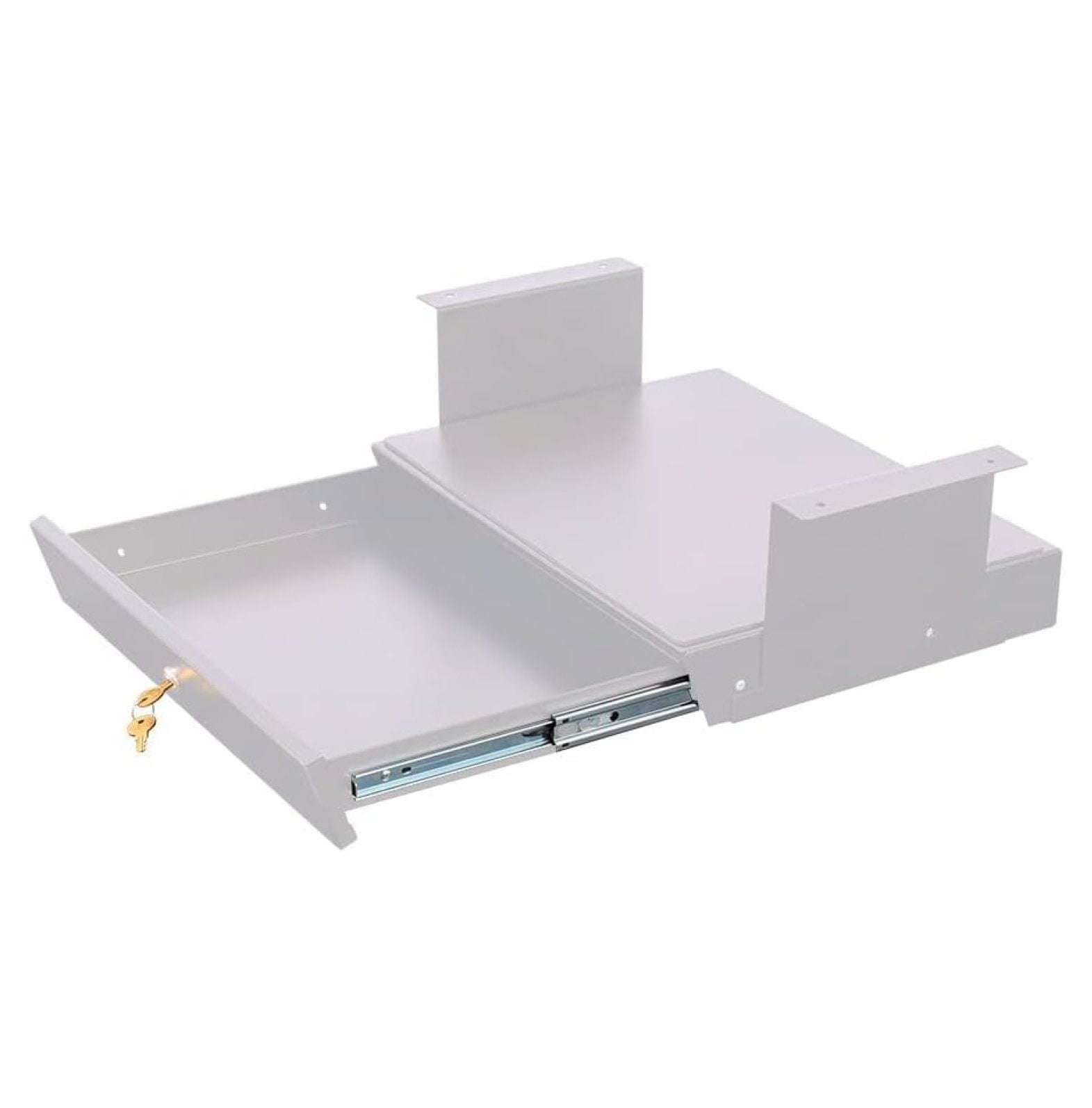 Stand Up Desk Store AddOn Office Sliding UnderDesk Drawer Storage