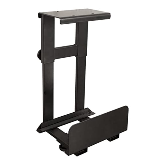 Stand Up Desk Store Adjustable CPU Desktop Computer Tower Holder Under Desk Mount