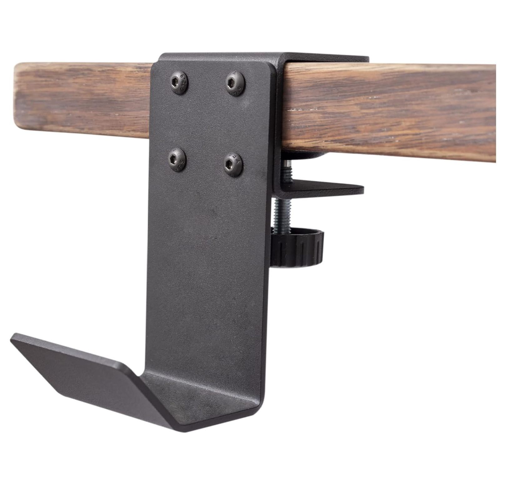 Stand Up Desk Store ClampOn Under Desk Headphone Hanger, Backpack Hook