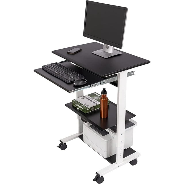 Stand Up Desk Store Mobile Rolling Adjustable Height Standing