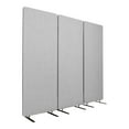 "Stand Up ReFocus Wall Divider, Acoustic Office Partition, 72"" x 66