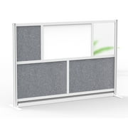 Stand Up Desk Store ReFocus Modular and Expandable Office Partition Wall System 70 W x 48 H Freestanding / Starter Divider Wall