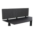 thumbnail image 1 of Stand Up Desk Store ReFocus Raw Clamp-On Acoustic Desk Divider Mounted Privacy Panel to Reduce Noise and Visual Distractions (Anthracite Gray, 59"  x 16" ), 1 of 8
