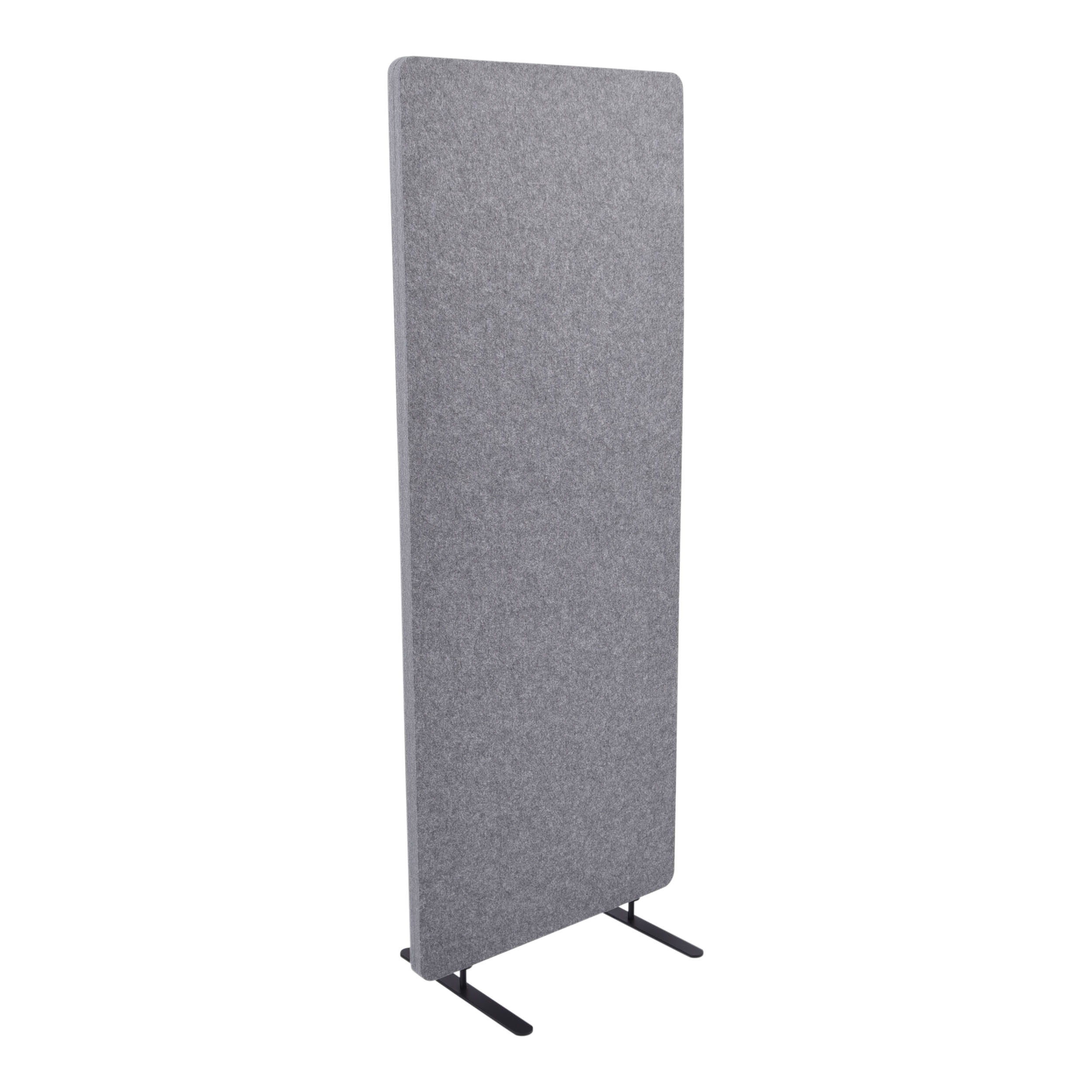 Stand Up Desk Store ReFocus Raw Freestanding Acoustic Desk Divider