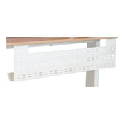 Stand Up Desk Store Under Desk Cable Management Tray Horizontal Computer Cord Raceway and Modesty Panel White, 39