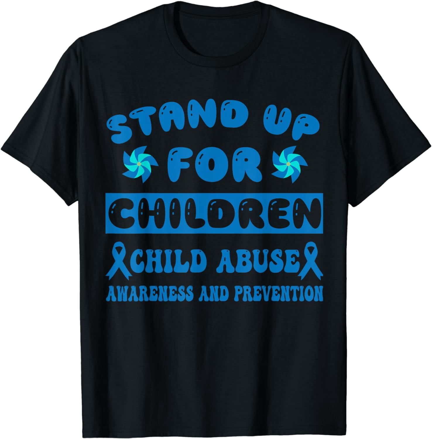 Stand Up For Children Child Abuse Awareness And Prevention T-Shirt ...