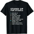 thumbnail image 1 of Stand Up For Science - Magic but Real Earth Moon Graphic T-Shirt, 1 of 5