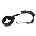 thumbnail image 1 of Stand Up Paddle Board 5mm Coiled Spring Leg Foot Rope Surfing Leash for Surfboard (black), 1 of 8