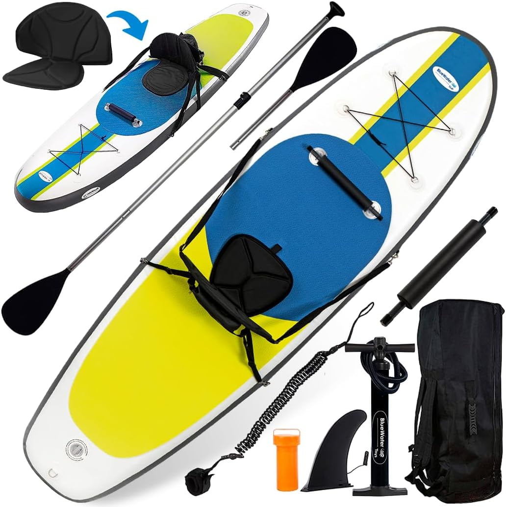 Stand Up Paddle Board/Kayak Kit Pump, Backpack, Coil Leash, Paddles