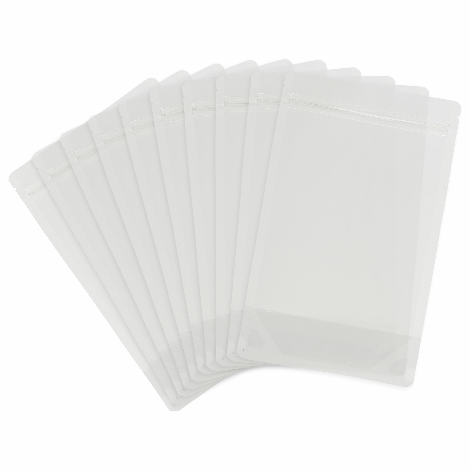 Stand Up Pouches, Resealable Food Storage Bags, Zipper Closure