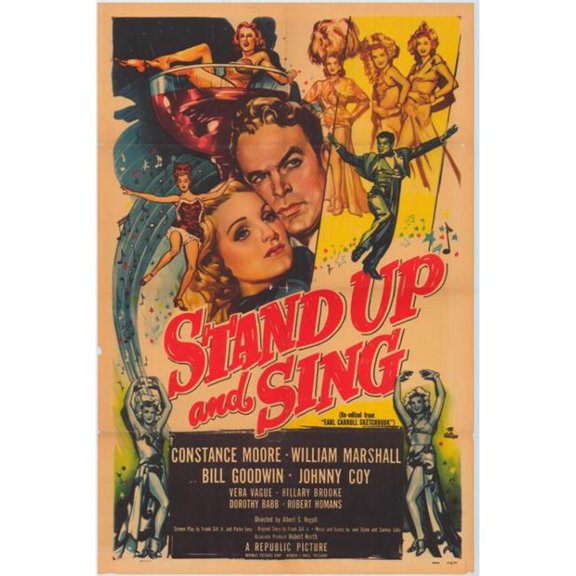 Stand Up & Sing Movie Poster - 27 x 40 in.