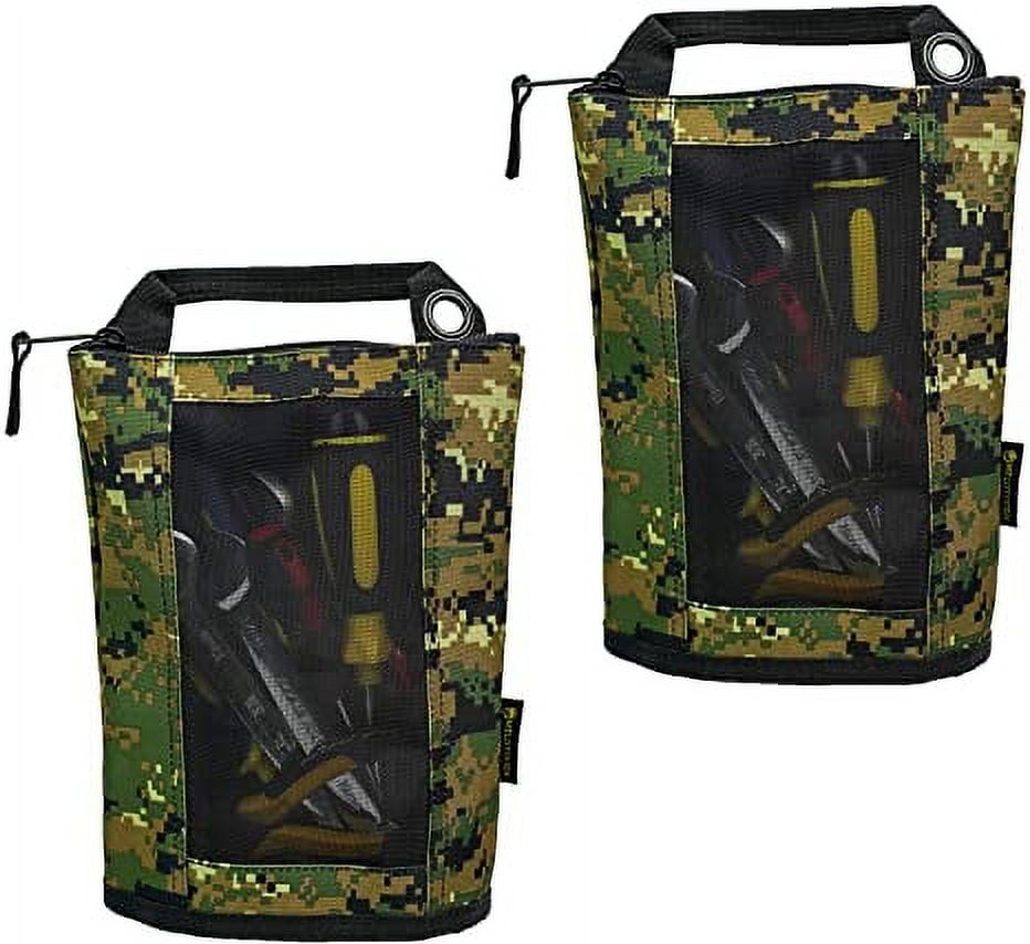 Stand Up Zippered Small Tool Bag Tool Pouch Shoulder Tool Carrier Small