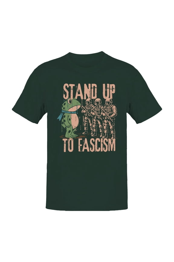 Stand Up to Fascism Protest Art Men's T-shirt