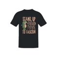 thumbnail image 1 of Stand Up to Fascism Protest Art Men's T-shirt, 1 of 3