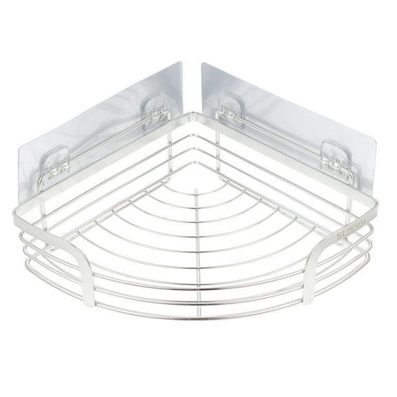 Stand Wall Tripod Shampoo Holder for Shower Mounted Corner Rack