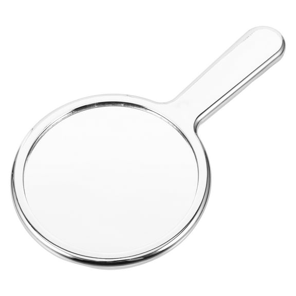 Convenient Makeup Mirror with Handle for Girls 1 Set