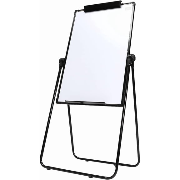 Stand White Board Double Sided Magnetic Dry Erase Board Height Adjustable Whiteboard with Sturdy Aluminum Frame for Teaching Presentation Meeting 28 x 40 Inch