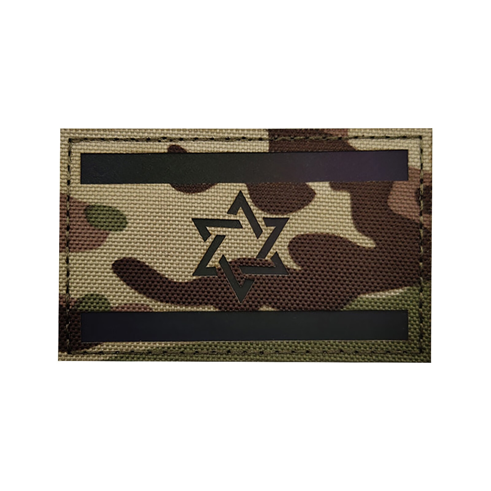 Stand With Israel Flag IR Reflective Fabric Israeli Reflective Badge