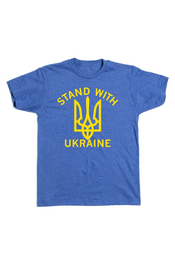 Stand With Ukraine Graphic Tee TShirt Gift