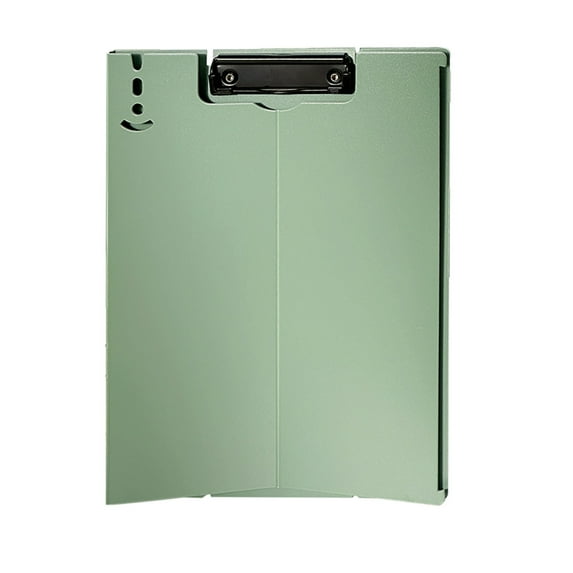 Stand Up Writing Pad Holder File Folder Folder, Sturdy Clipboard with Storage Clip for Documents, Organized File Management for Home Office and Campus Supplies