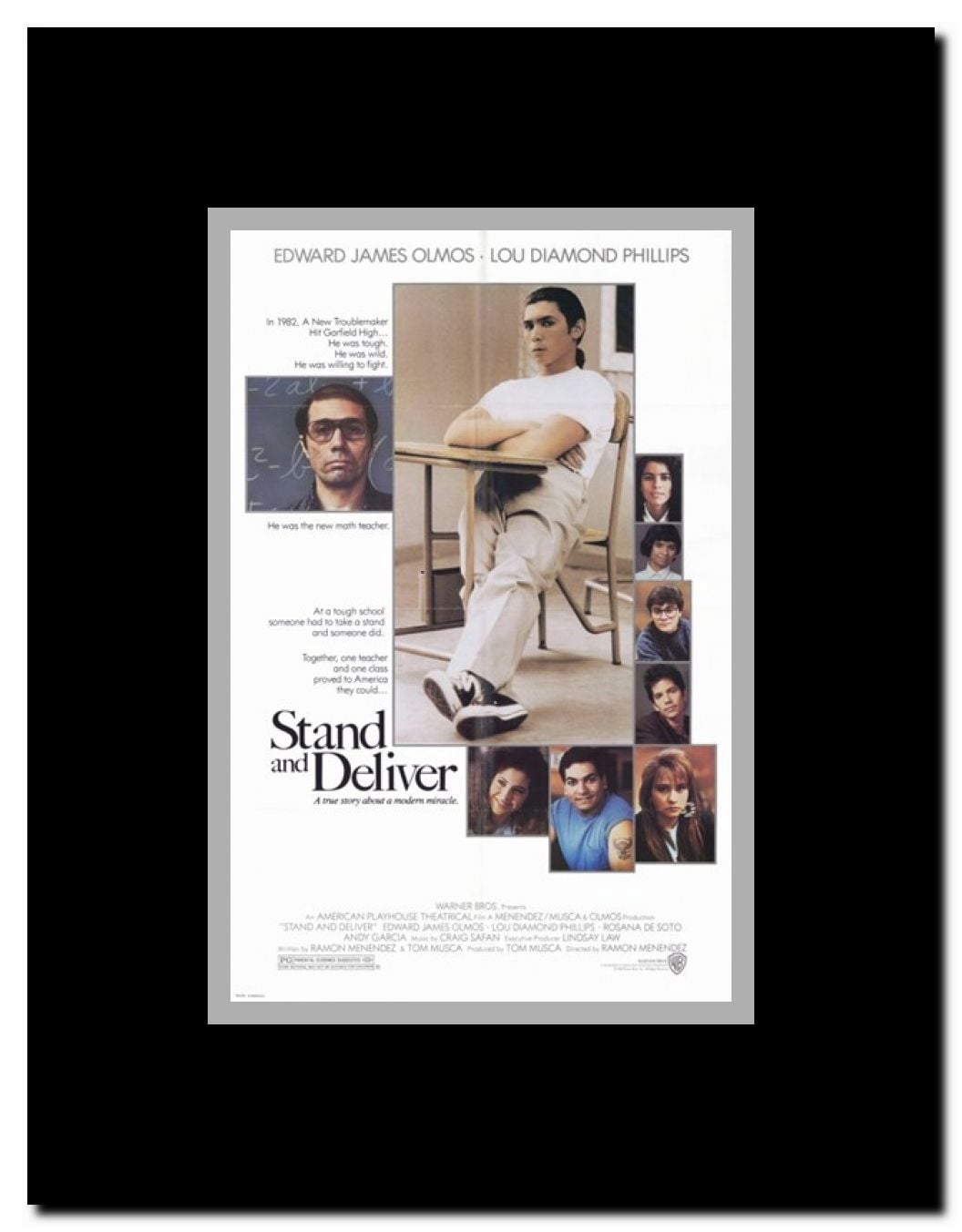 Stand and Deliver Framed Movie Poster