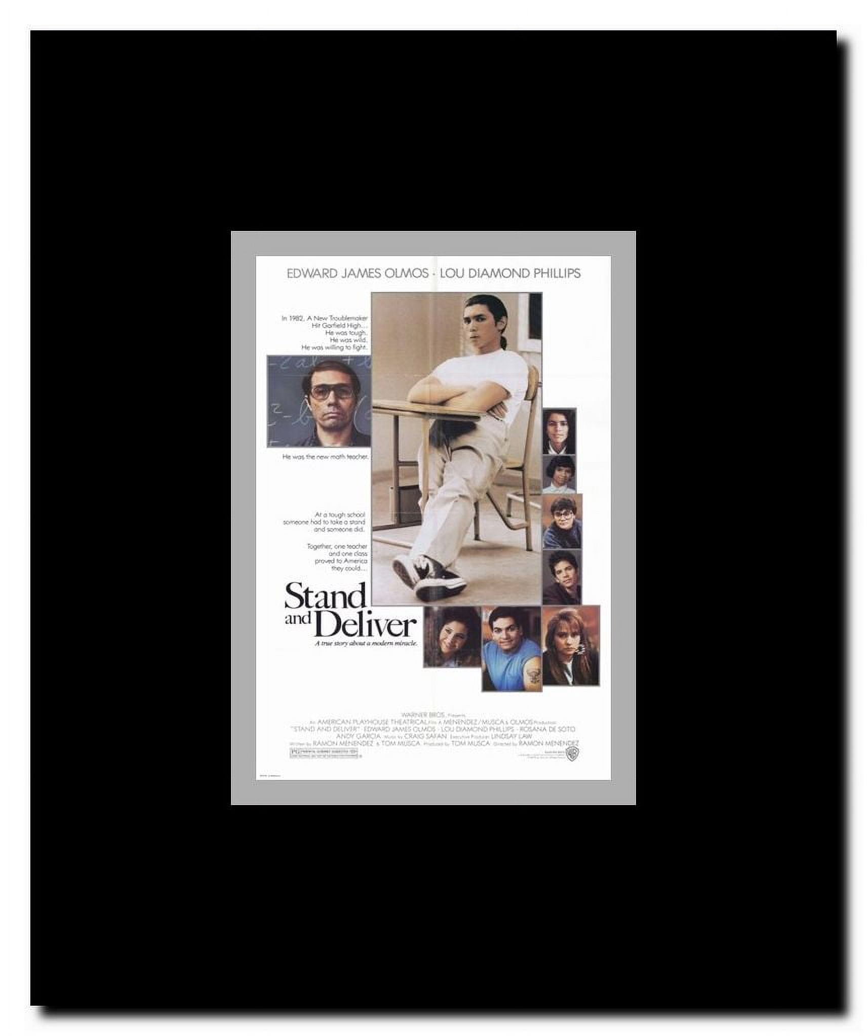 Stand and Deliver Framed Movie Poster