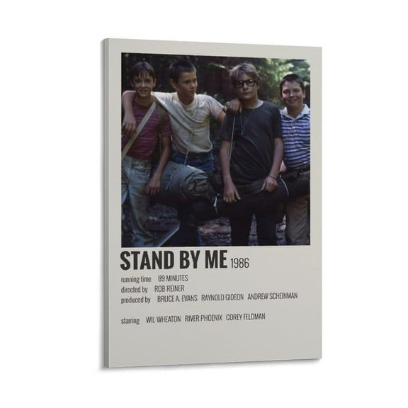 Stand by Me Movie Canvas Wall Art Picture Print Wall Art Poster Painting Canvas Posters Artworks Room Aesthetic