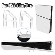 Stand for PS5 Slim/PS5 Pro Cooling Feet, Horizontal Placement Bracket Holder for PS5 Slim/Pro Digital Edition Console Flat Stand