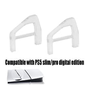 Stand for PS5 Slim/Pro Digital Edition,Horizontal Stand Compatible with Console Accessories Slim/PRO Triangle*2pcs