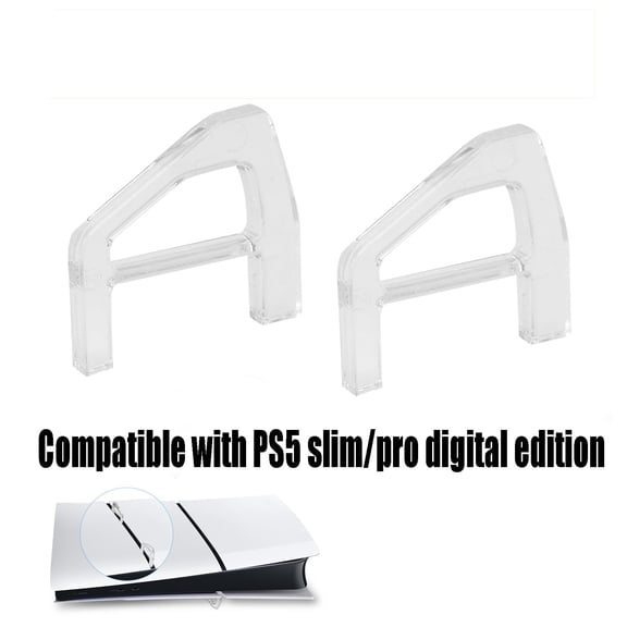 Stand for PS5 Slim/Pro Digital Edition,Horizontal Stand Compatible with Console Accessories (Slim/PRO Triangle*2pcs)