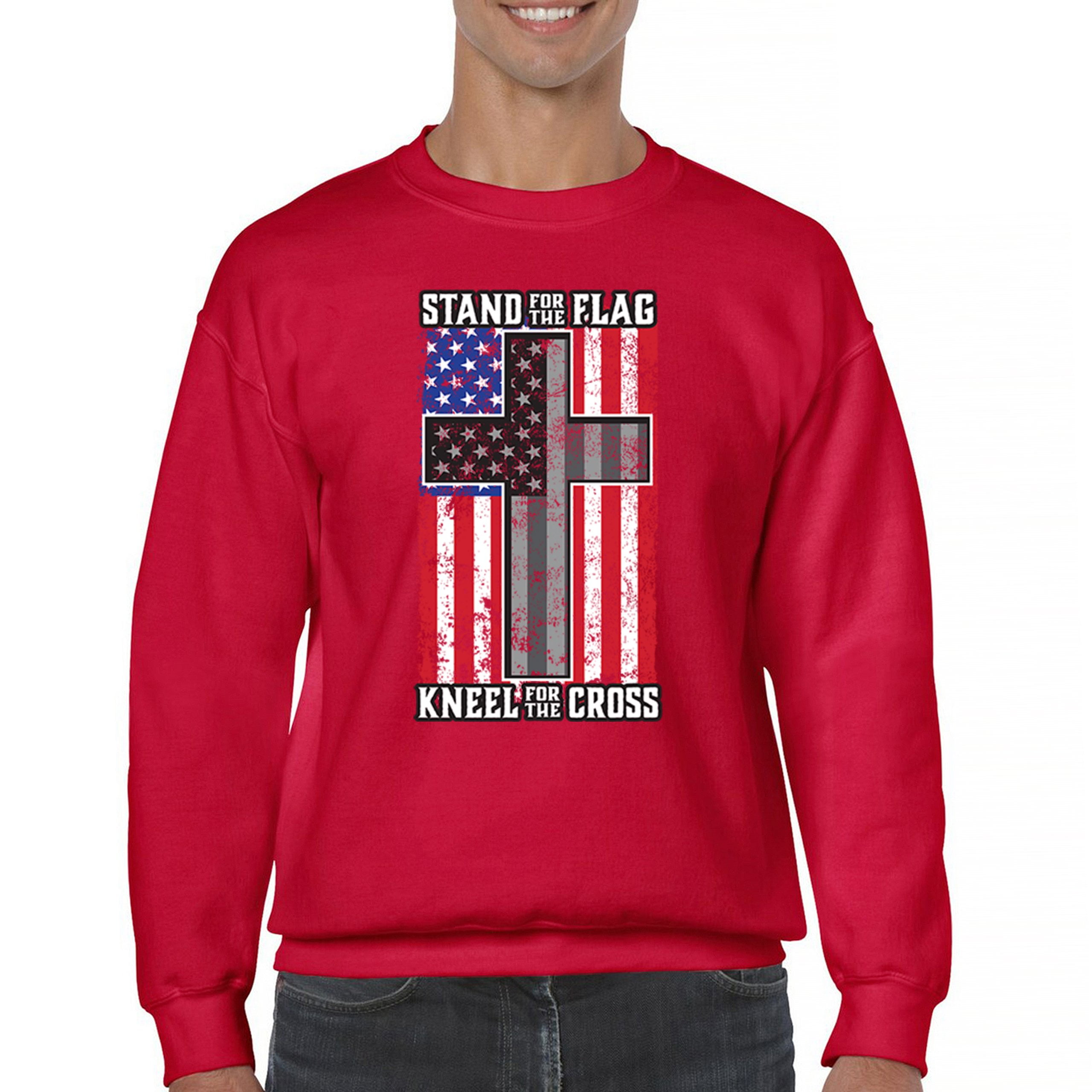 Stand for the Flag Kneel for the Cross Veteran Shirt