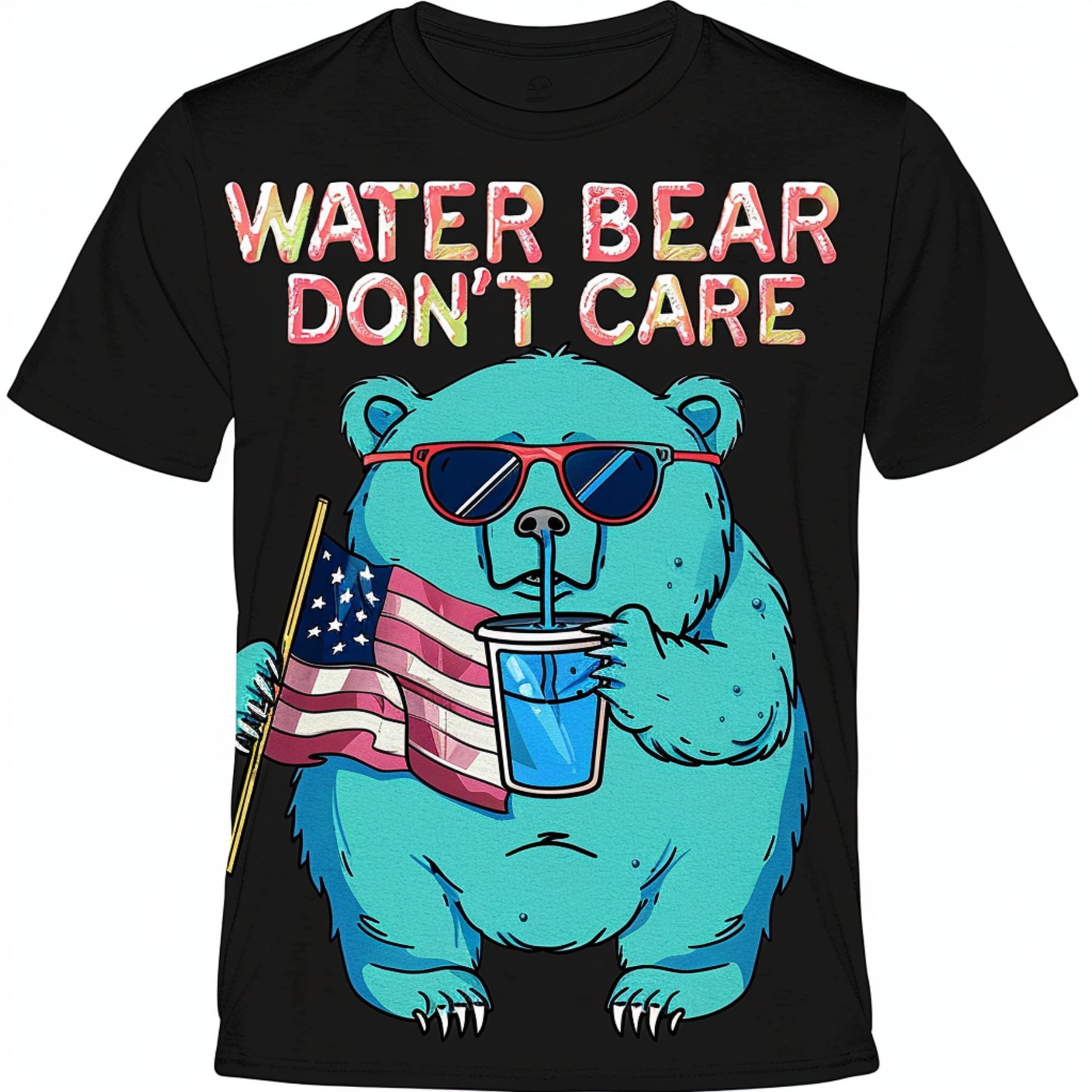 Stand out from the crowd with our exclusive Water Bear tshirt Unique design featuring cute water