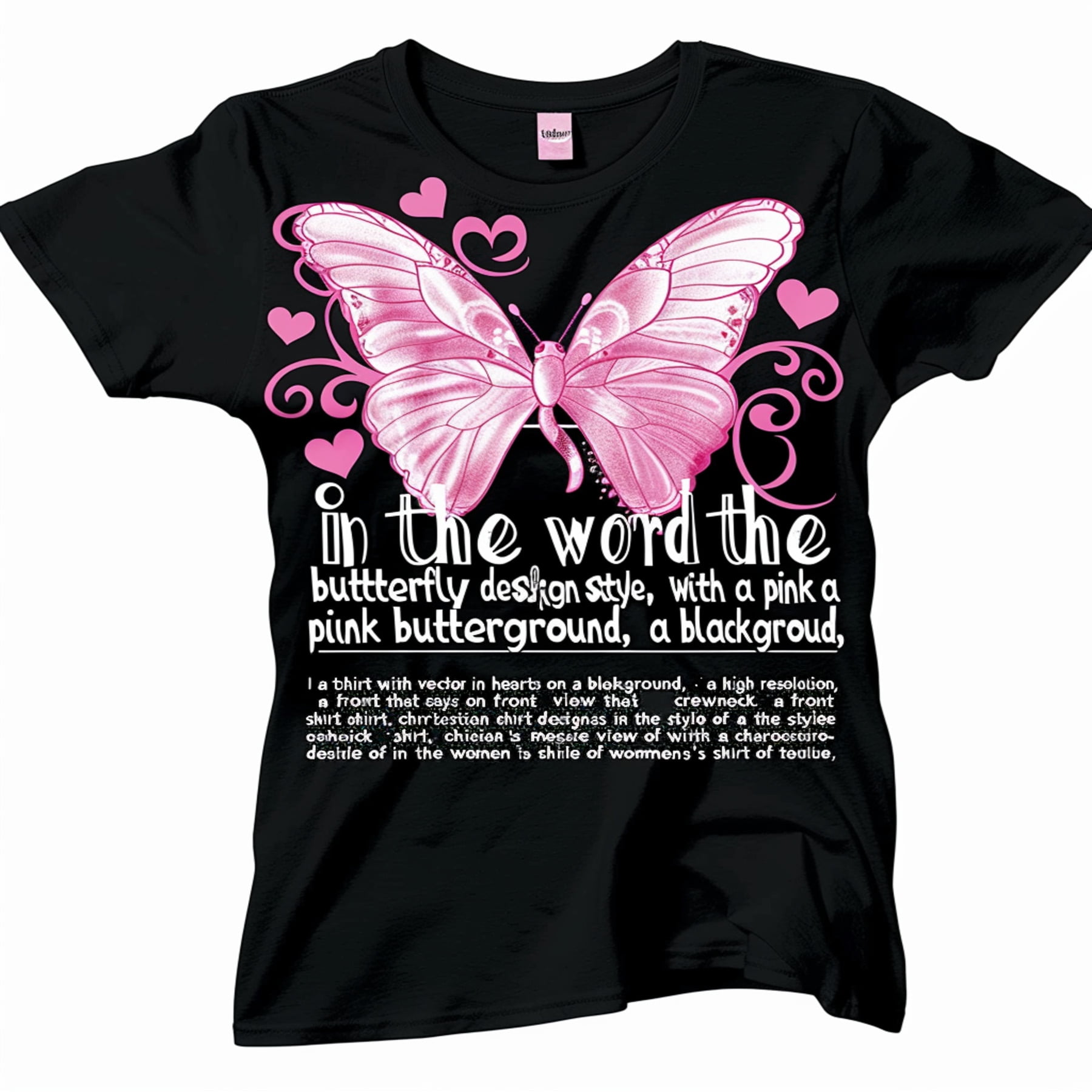 Stand out in faith with our unique black tshirt featuring a stunning