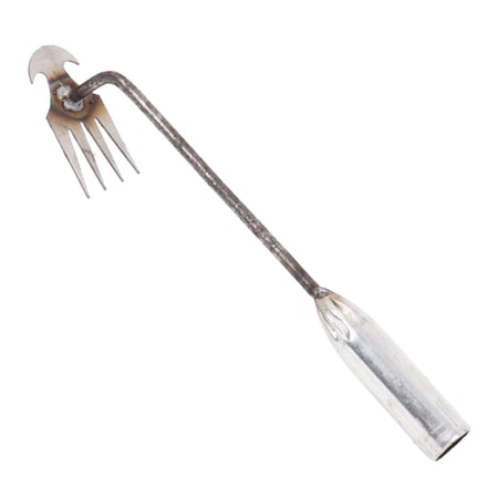 Stand up Weeder Puller Tool Dual Purpose for Vegetable Loosening Cultivating 30cm