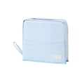 thumbnail image 1 of Standable Cosmetic Storage Bag - High Capacity Design, Portable Organizer for Cosmetic Brushes Eyeshadow Palette, Travel Friendly Makeup Pen Bag, Light Blue, 1pc, 1 of 9