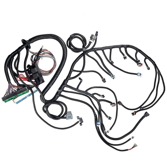 is Standalone Harness 4L60E DBW ls Swap Harness for Chevy GMC LS LS3 Engine Vortec 8 Cylinders 4.8 5.3 6.0 EV6 Injecto Compatible with DBW LS3 Engines 4.8 5.3 6.0 2003 2004 2005 2006 2007