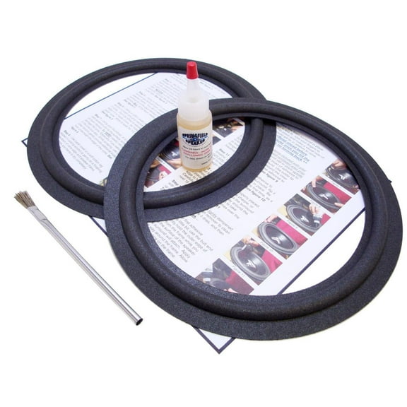 Standard 10" Flat-attach Speaker Foam Surround Repair Kit - 2F10