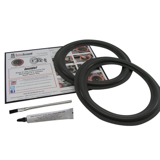 Standard 10" Foam Speaker Repair Kit FSK10A (PAIR)