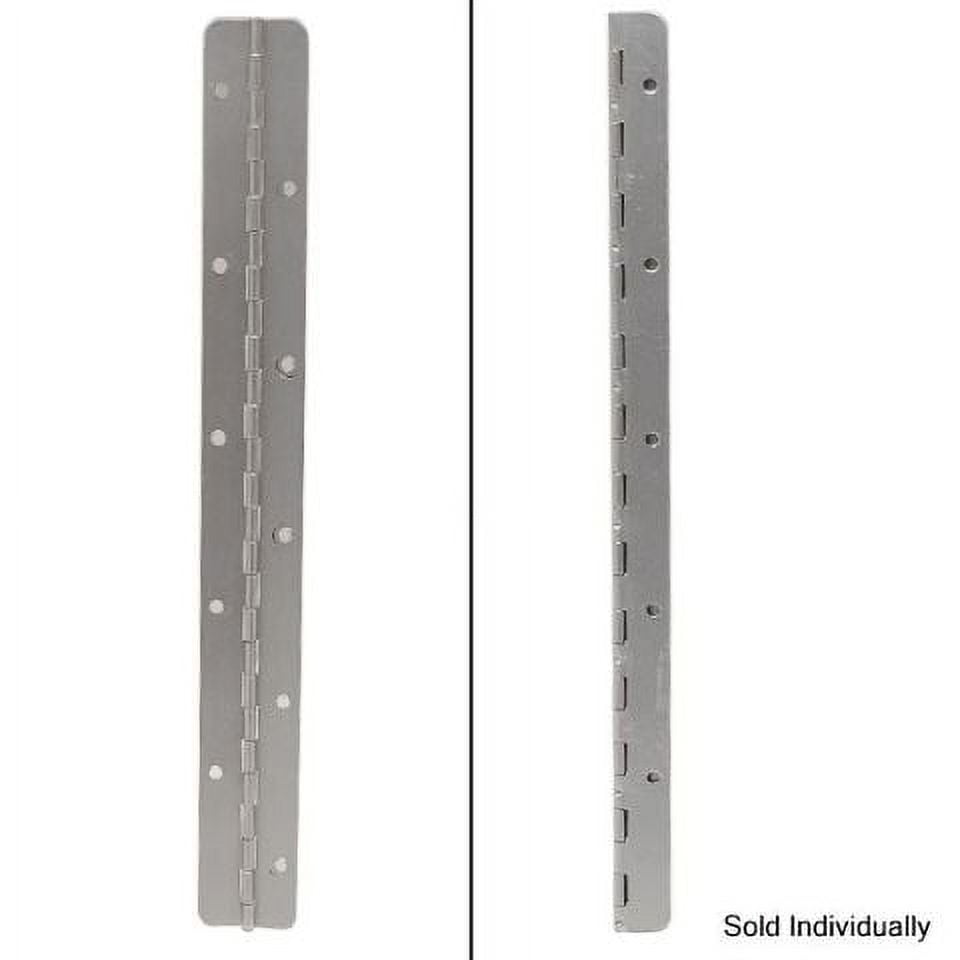 Standard 13 3/8 x 1 1/2 Inch 20 Gauge Aluminum Boat Hinge (Single