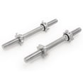 thumbnail image 1 of Sunny Health & Fitness Standard 14” Threaded Chrome Dumbbell Bar Set with Star-Lock Collars - SF-SB01-14, 1 of 6