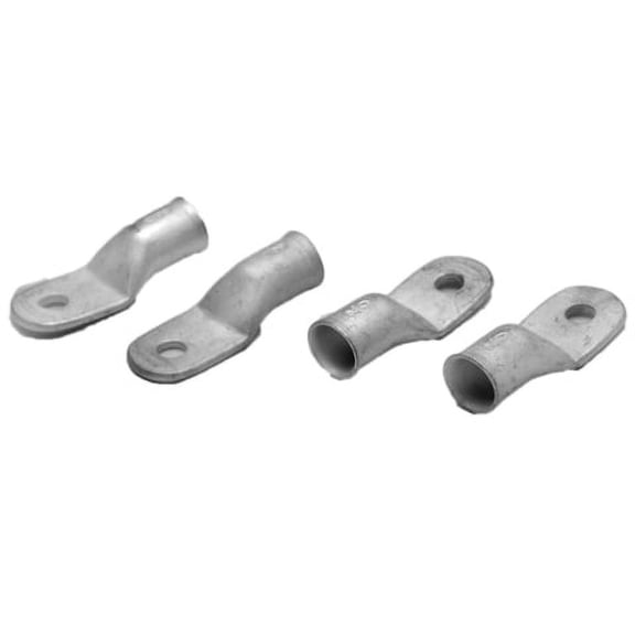 Standard 2/0 Gauge 1/4 Inch Tinned Copper Boat Battery Terminals (Set of 4)