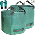 thumbnail image 1 of Standard 2-Pack 16 Gallon Yard Lawn Garden Bags (D18, H15 inch) with Gardening Gloves, Yard Waste Bags,Patio Debris Container,Camping Trash Bin,Recycling Bag,Laundry Bin,Lawn Weeds,Leaf Bags, 1 of 6