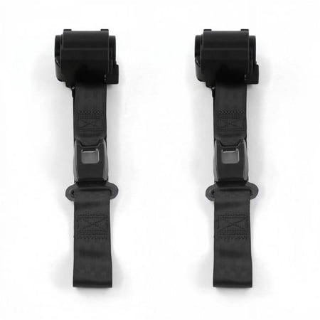 Standard 2 Point Black Retractable Bucket Seat Belt Kit for VW Type 2 Split 1949-1967 - 2 Belts