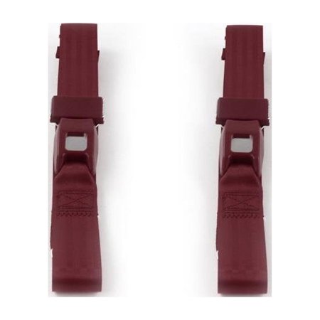 Standard 2 Point Burgundy Lap Bucket Seat Belt Kit with 2 Belts for 1963-1966 Chevy Truck