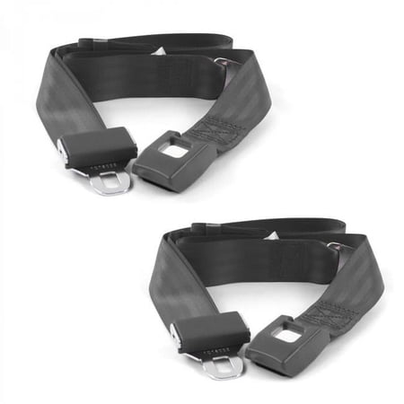 Standard 2 Point Charcoal Lap Bucket Seat Belt Kit for 1950-1954 Nash Rambler - 2 Belts